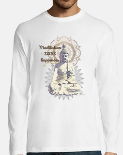 t-shirt homme mots bouddha