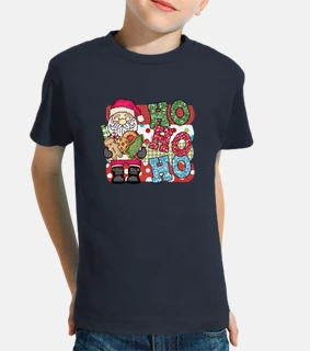 t-shirt per bambini ho ho ho babbo natale