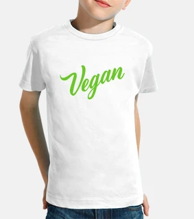 t-shirt ragazzo e ragazza vegana