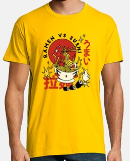 t-shirt rétro nourriture ramen