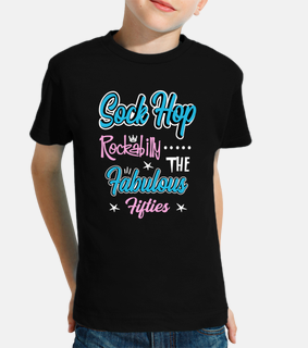 t-shirt retro rock rockabilly 1950s music sock hop dance party