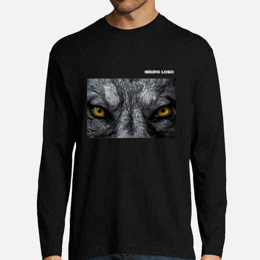 t-shirt yeux de groupe de loup