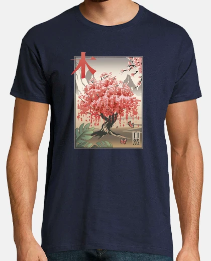 T-shirt t-t-shirt albero di sakura