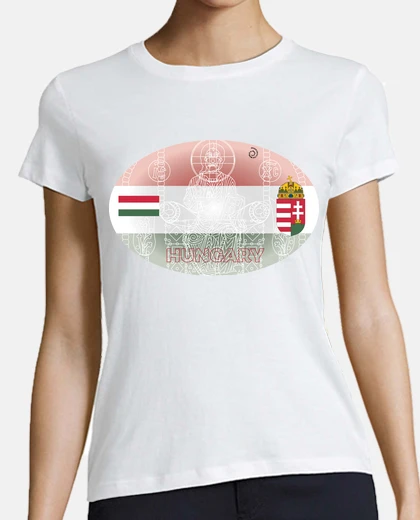 T-shirt t-t-shirt più impiallacciatura ungheria