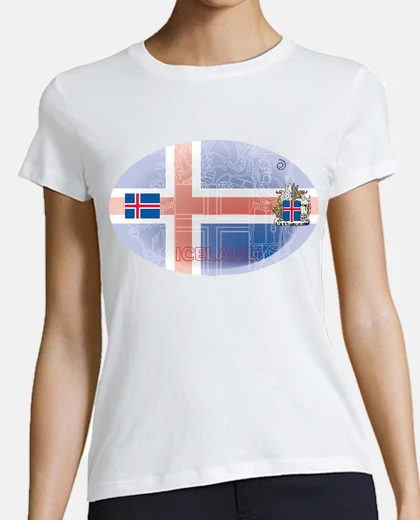 T-shirt t-t-shirt più islanda islan giorno