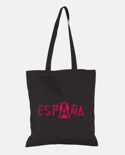 Borsa t-t-shirt spagna scudo testi