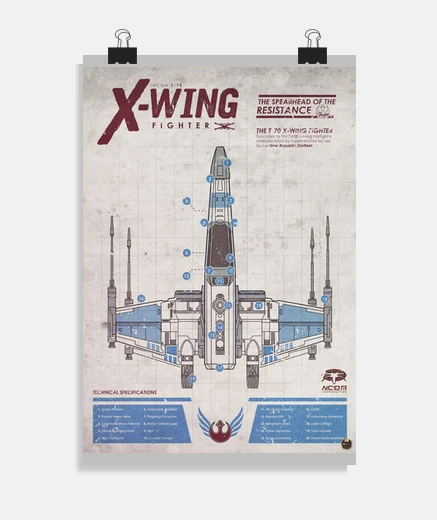 Poster t70 x-wing