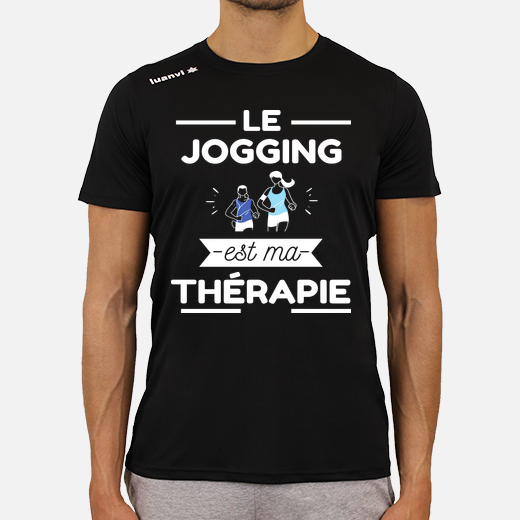 t shirt jogging my therapy jogging