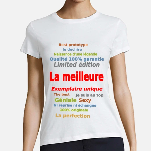 t shirt la meilleure