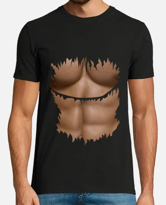 t shirt noir abdos tablette chocolat homme