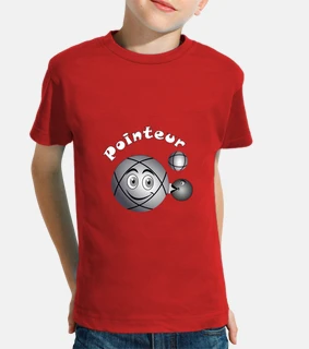 t shirt pétanque pointeur enfant FS boule existe en tireur