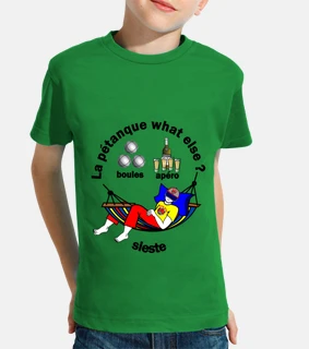 t shirt petanque sieste apero what else ado