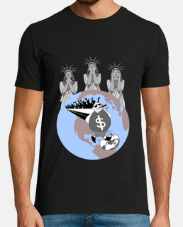 t shirt save the planet development man