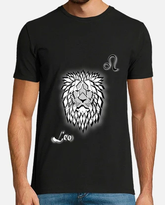 T shirt zodiac sign lion man astrology tostadora