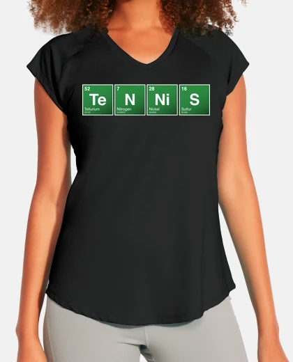 Tee-shirt table périodique de tennis