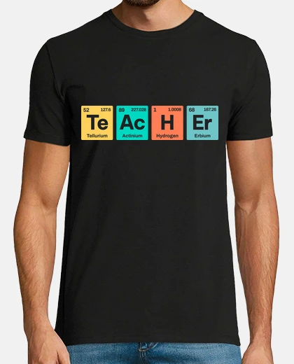 Tee-shirt tableau périodique des enseignants cadeau de professeur de chimie de sciences