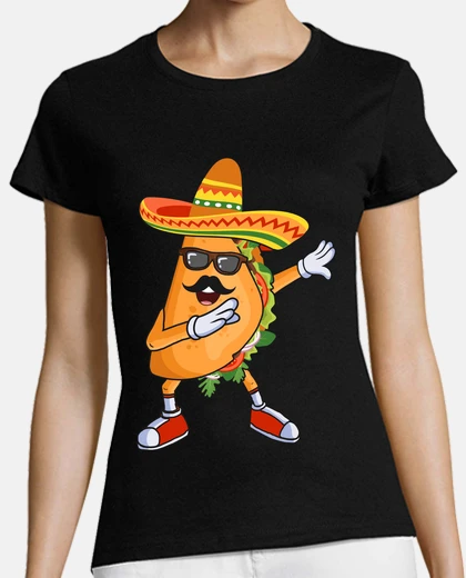 T-shirt taco dabbing funny mexican food