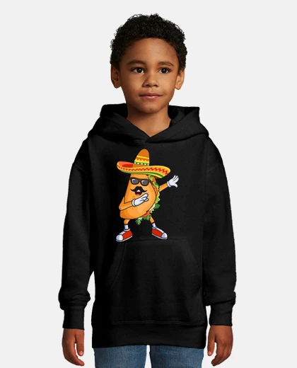 Kids taco dabbing funny mexican food