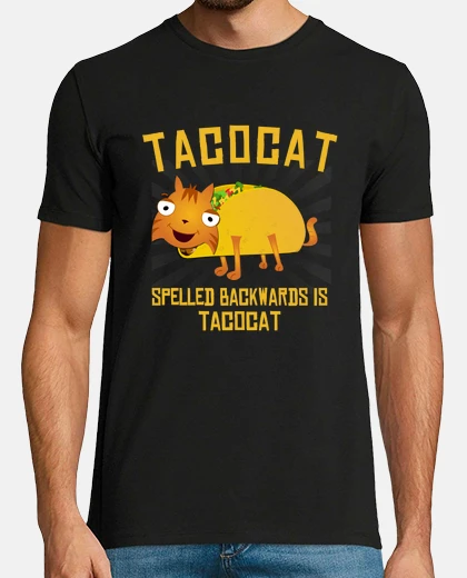 T-shirt Tacocat scritto al contrario  Tacocat