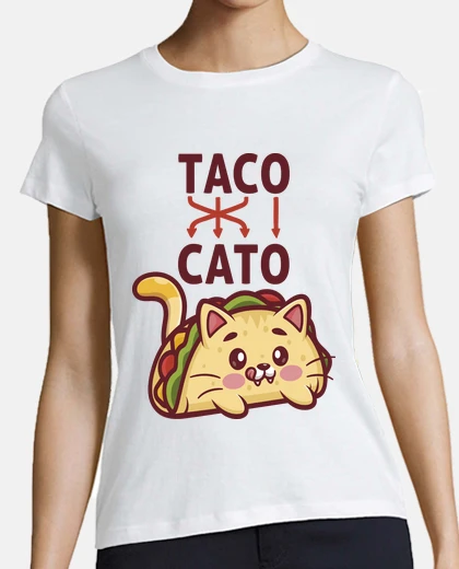 Tee-shirt tacos de chat