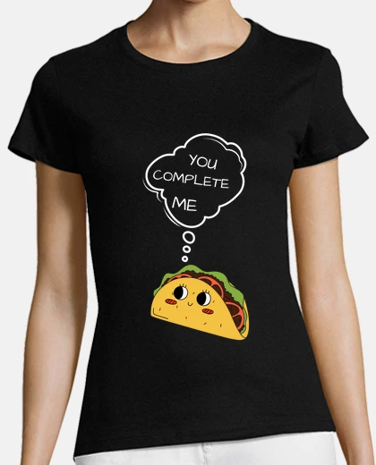 T-shirt tacos mi completi divertenti coppie abb