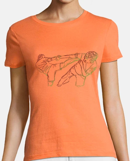 Tee-shirt taekwondo - wing dra d39une ligne