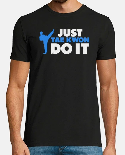 Tee-shirt taekwondo combattant champion combat martial sport fan