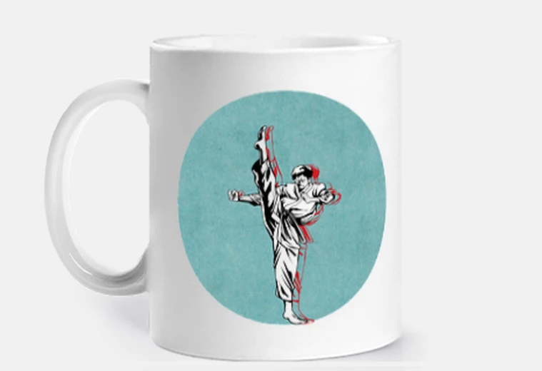 Cup taekwondo martial art karate