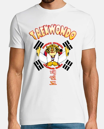 Camiseta taekwondo tigre infantil