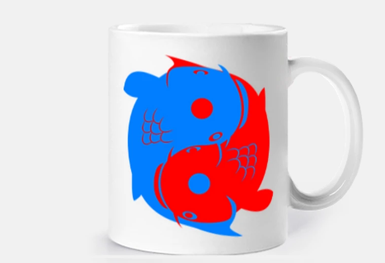 Tazza taekwondo yin yang