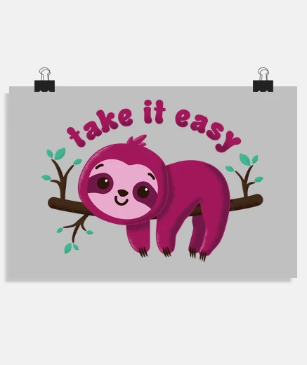 Poster take it easy