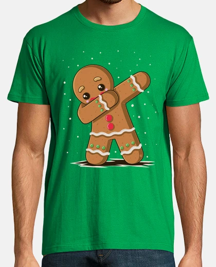 T-shirt tamponando il pan di zenzero