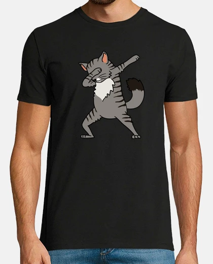 Tee-shirt tamponner un chat sibérien