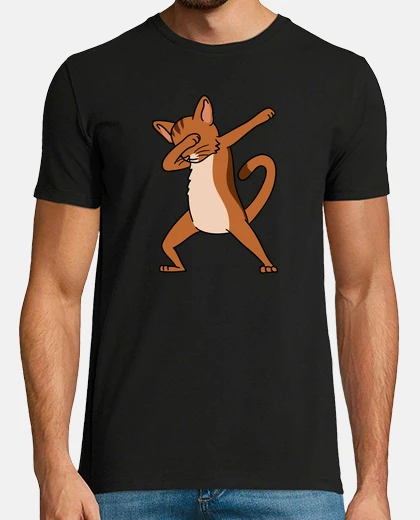 Tee-shirt tamponner un chat somali