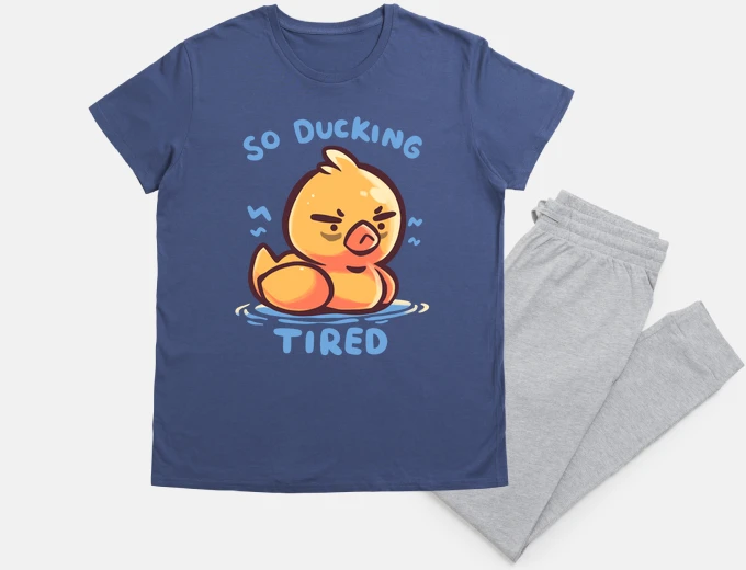 Pijama tan cansado de agacharse - conjunto de pijama