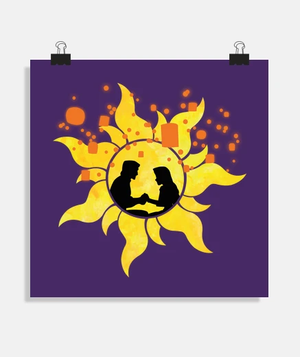 Poster tangled sun