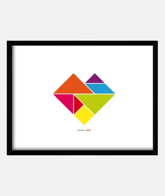 Cuadro top de tangram