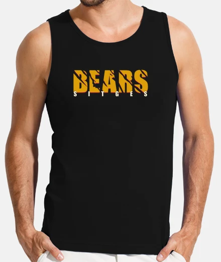 T-shirt tank orsi sitges settimana 2022 only fronte