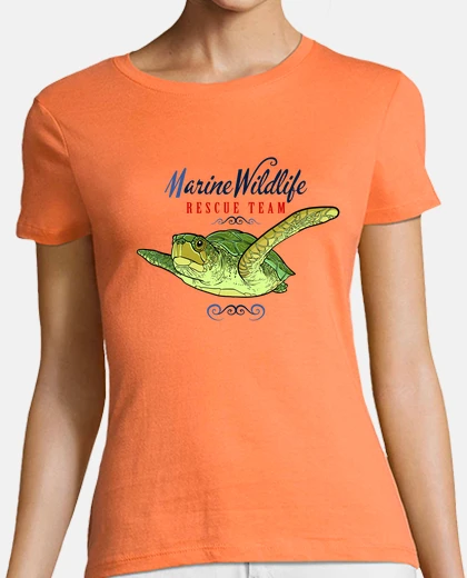 T-shirt tartaruga marina, fauna marina,
