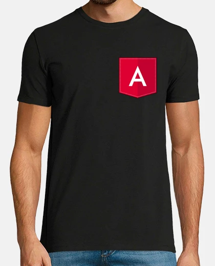 T-shirt tasca ad angolo