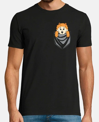 T-shirt tascabile cane pomeranian