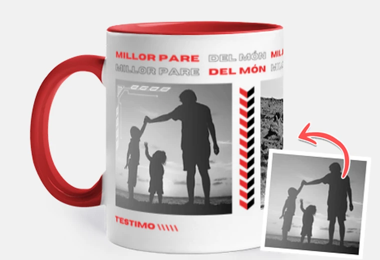 Taza tassa millor pare personalitzada dia del pare