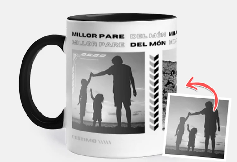 Taza tassa personalitzada millor pare dia del pare