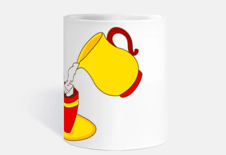 Mug tasse de café au lait style espagnol