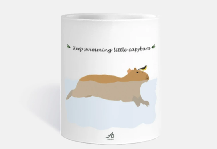 Mug tasse de capybara