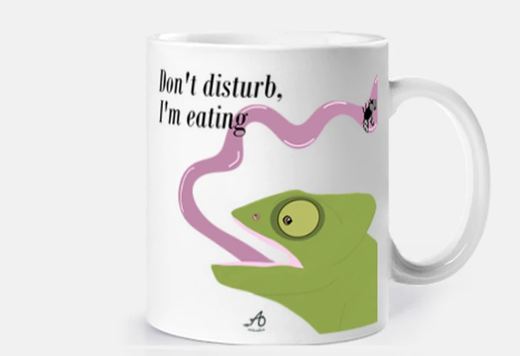 Mug tasse ne dérange pas je mange