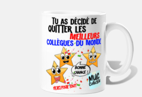 Mug Tasse Cadeau De Départ Collègue Idée Cadeau Pot De Départ Collègue  Homme Et Femme Bonne Chance Pour Trouver De Meilleurs Collègues 