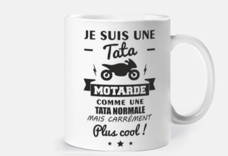 Tazza tata motocicletta motociclista umorismo