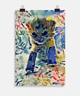 tater tot cat, Matisse style