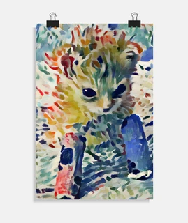 tater tot kitten, Matisse style